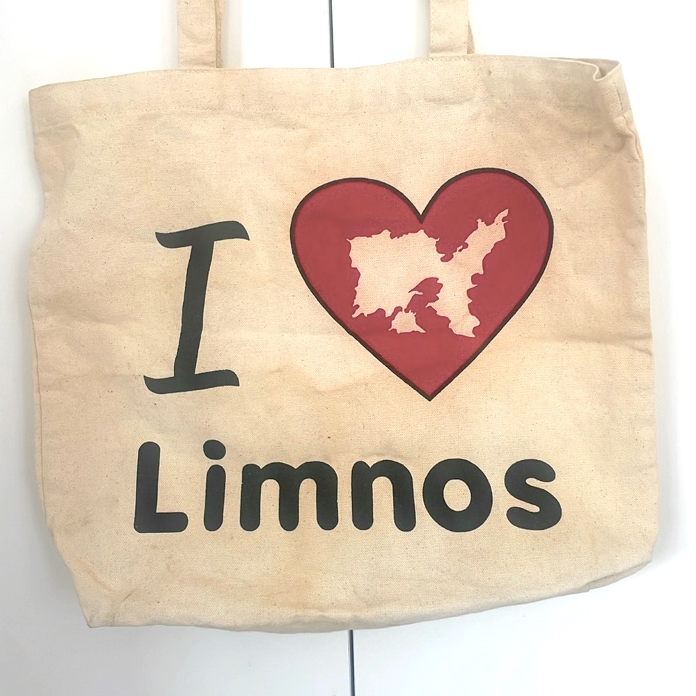 Canvas Tote Bag - I ❤️ Limnos